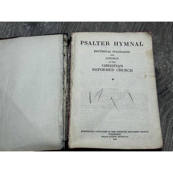 Psalter Hymnal Doctrinal Standards by H. J. Kuiper Hardcover 1934 - Picture 3 of 8